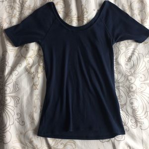 Anthropologie Tops - Anthropologie Navy Blue T-Shirt Anthropologie Tops - Anthropologie Navy Blue T-Shirt